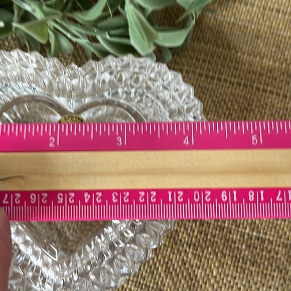 Cristal D'Arques Garanti Genuine Lead Crystal Heart‎ Shaped Trinket Box France - Picture 10 of 11